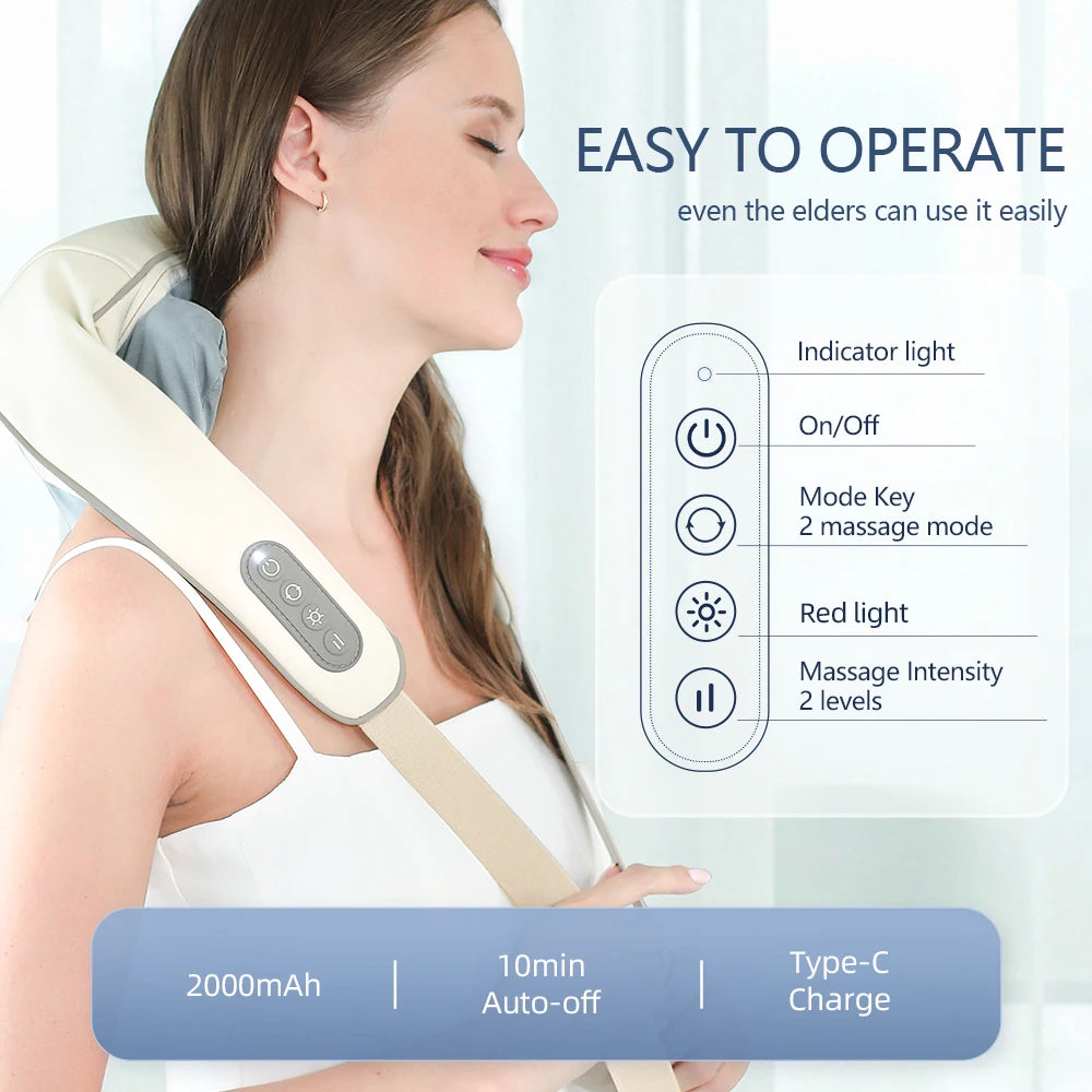 BlissRoller Wireless Neck & Back Massage