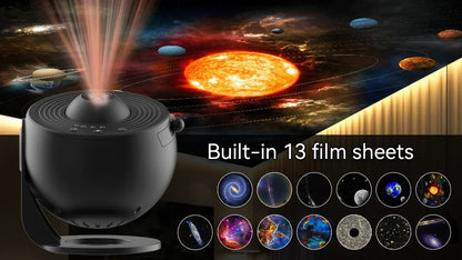 LED Night Light Galaxy Projector Starry Sky Projector 360° Rotate Planetarium Night Lamp For Room Decorative Children Kids Gift